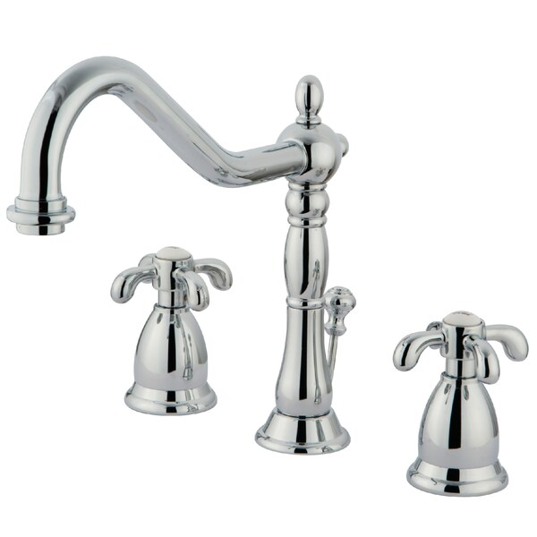 Kingston Brass 8" Widespread Bathroom Faucet, Chrome KS1991TX - main